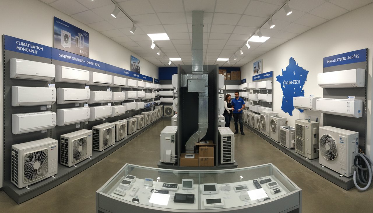 Différents types de climatisation comparés en magasin spécialisé