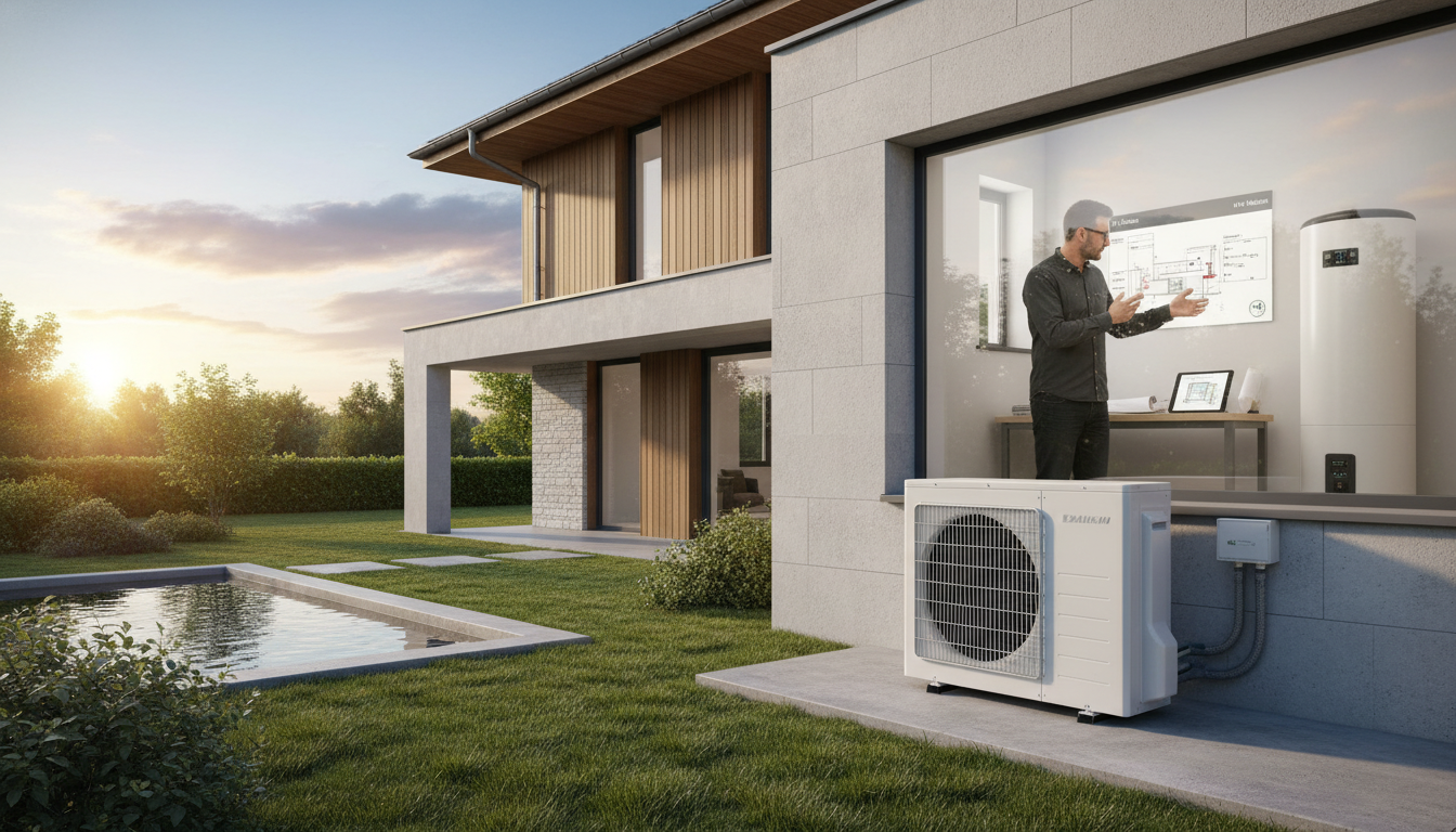 dimensionnement pac air eau kw maison