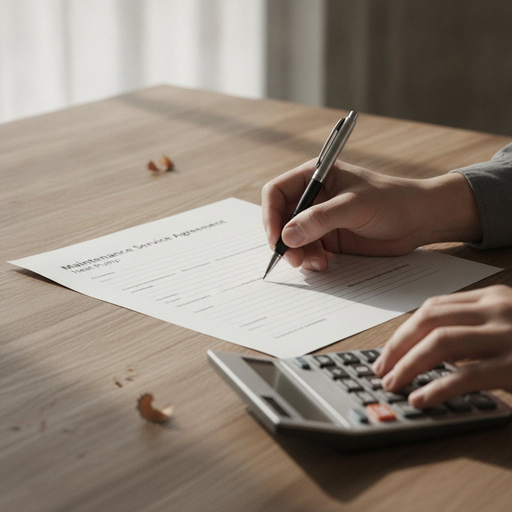 Comparaison entre contrat d'entretien et intervention ponctuelle pour une pompe a chaleur